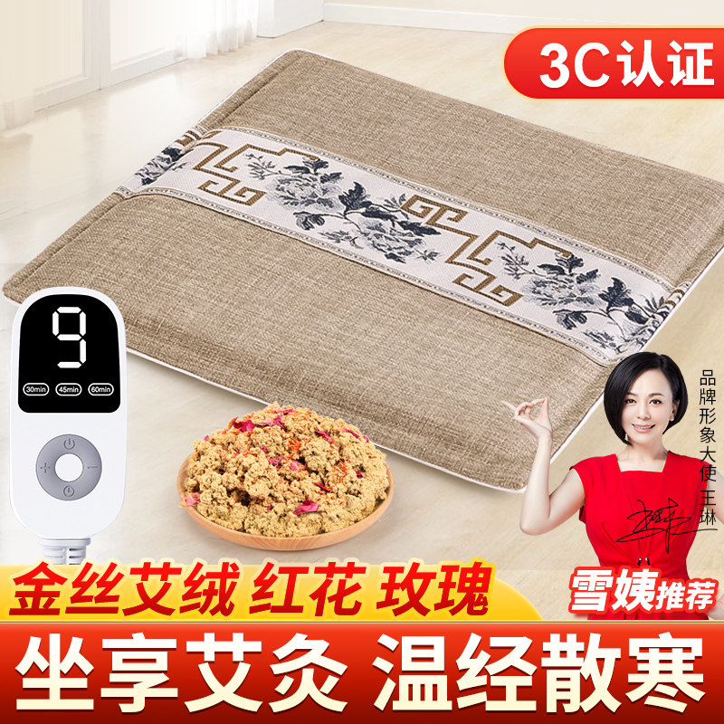 艾灸坐垫子艾草热敷包毯电加热艾绒臀部办公室养生发热电热暖屁股,保健用品,艾灸/艾草/艾条/艾制品,淘宝优惠券,粉丝福利购,淘宝优惠卷