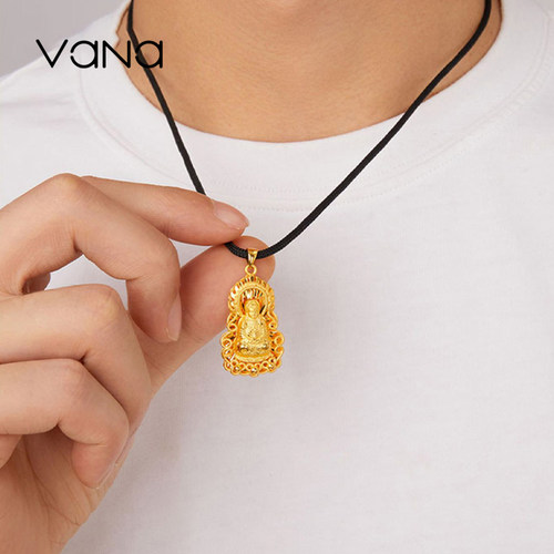 vana项链吊坠足金男款