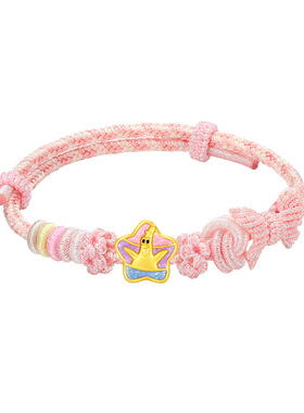 vana足金海绵宝宝星辰派大星串珠