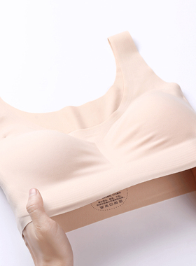 艾薇莉特无痕运动内衣不跑杯不勒透气小胸聚拢背心无钢圈文胸3099