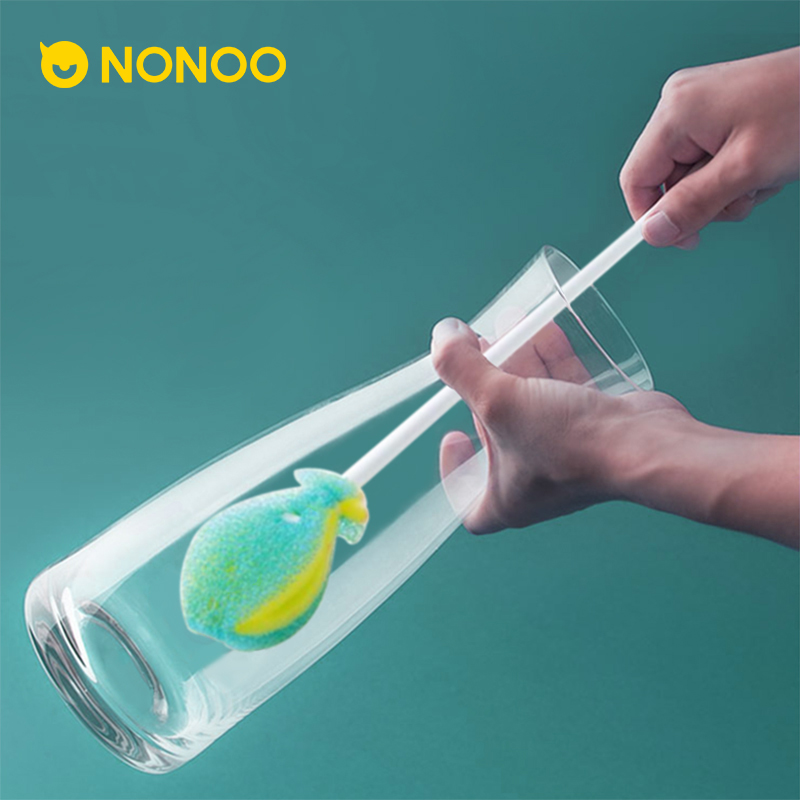 NONOO胖头鱼软毛杯子杯刷耐用清洁刷子 不可使用优惠券