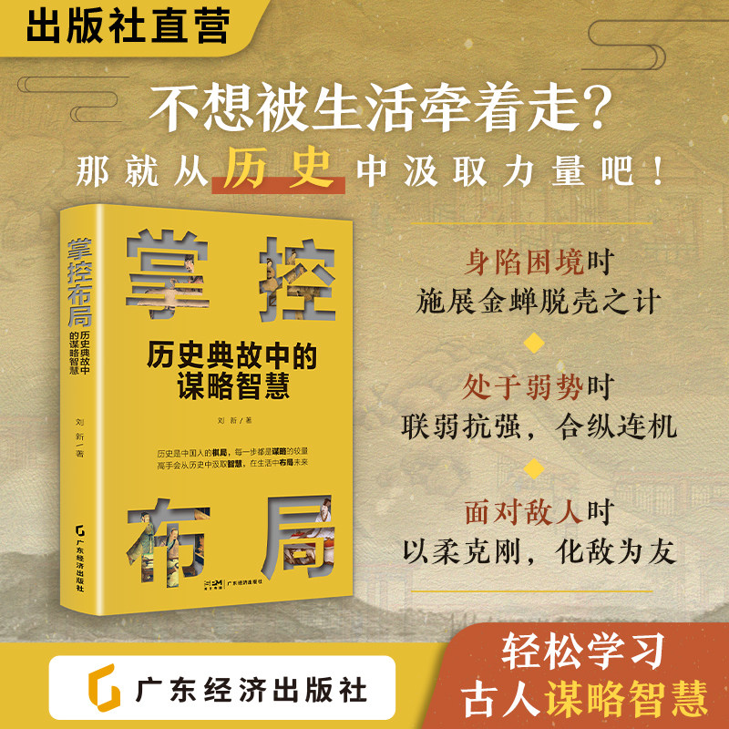 掌控布局：历史典故中的谋略智慧 刘新著 学习古人的谋略与智慧 现实生活中运用谋略与智慧  成功励志人生道理书籍