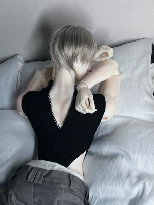 BJD娃衣id75叔77叔体娃衣紧身背心连体衣 普叔壮叔通穿 am77 dk75