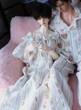 BJD75叔娃衣可爱睡衣套装 睡裙 感谢拍摄by桃乐乐vice