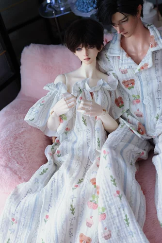 BJD75叔娃衣可爱睡衣套装 睡裙 感谢拍摄by桃乐乐vice