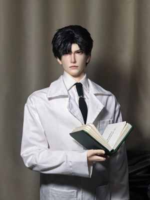 BJD77叔76叔75叔白大褂 医生cos制服娃衣长款外套 壮瘦通穿