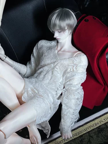 BJD75叔娃衣蕾丝白裙id75 yc77 uf75 dk75普叔壮叔通穿 70,72,73