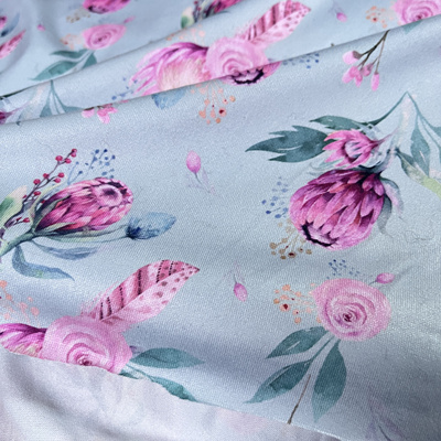 针织布料夏装印花面料手工DIY printed fabrics 新生儿摄影背景布