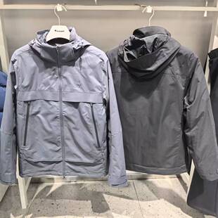 乐卡克法国公鸡25年冬男士 三合一羽绒服鹅绒夹克外套L254MCNDJK06