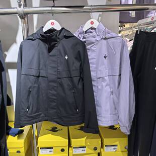 乐卡克法国公鸡26年春女款 连帽运动休闲梭织夹克外套L261WCNCJK02