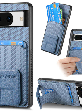 适用Google谷歌pixel 9手机壳隐藏折叠支架9pro防摔pixel8a保护套7a全包PIXELFold插卡PixLE 6XL新款卡包外壳