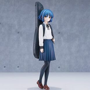 孤独摇滚手办吉他包山田凉蓝发美少女二次元动漫模型摆件