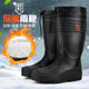 冬季 加绒雨鞋 男保暖防雨加厚棉防水雨靴高筒水靴厚底耐磨防滑胶靴