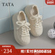 子休闲鞋 TATA他她厚底小白鞋 CT901AM5 透气板鞋 女鞋 女2025春季 新款