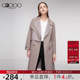 保暖外套 2025秋冬毛呢大衣大翻领设计中长款 羊毛 G2000女装