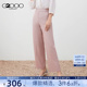 直筒裤 2026春舒适宽松长裤 多面弹性 G2000女装 西裤 商场新款