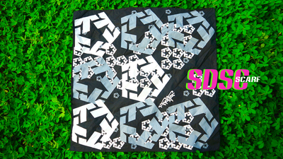 美式涂鸦街头复古头巾