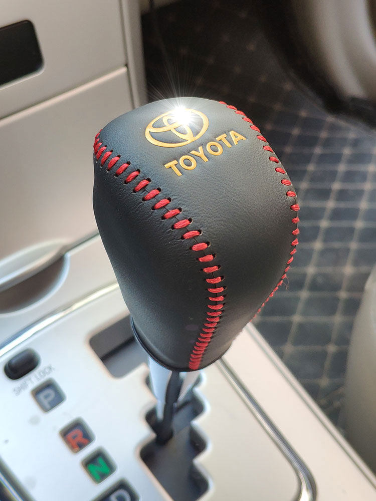 适用于老凯美瑞卡拉罗拉汉兰达rav4逸致档把套排挡套真牛皮档位套