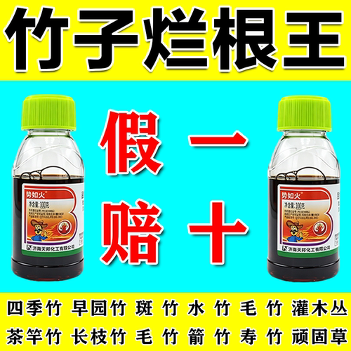 竹子连根清打竹专用渗透剂杂草快速干枯沤根水开荒老牌渗透剂正品