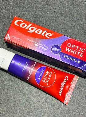 泰国Colgate高露洁OPTIC WHITE速感白去污责牙膏亮白牙齿无封口