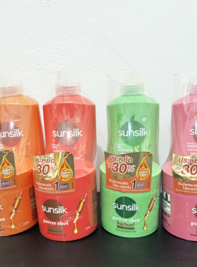 泰国正品sunsilk夏士莲洗发水＋发膜补水干性油性发质柔顺控油
