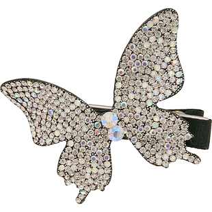 新薇气质森系2024小众蝴蝶设计感发饰女时尚简约百搭新潮头饰发夹