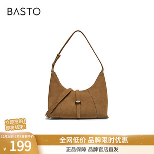 腋下包时尚 商场同款 潮流单肩斜挎包女TY094DX5 新款 百思图2025冬季