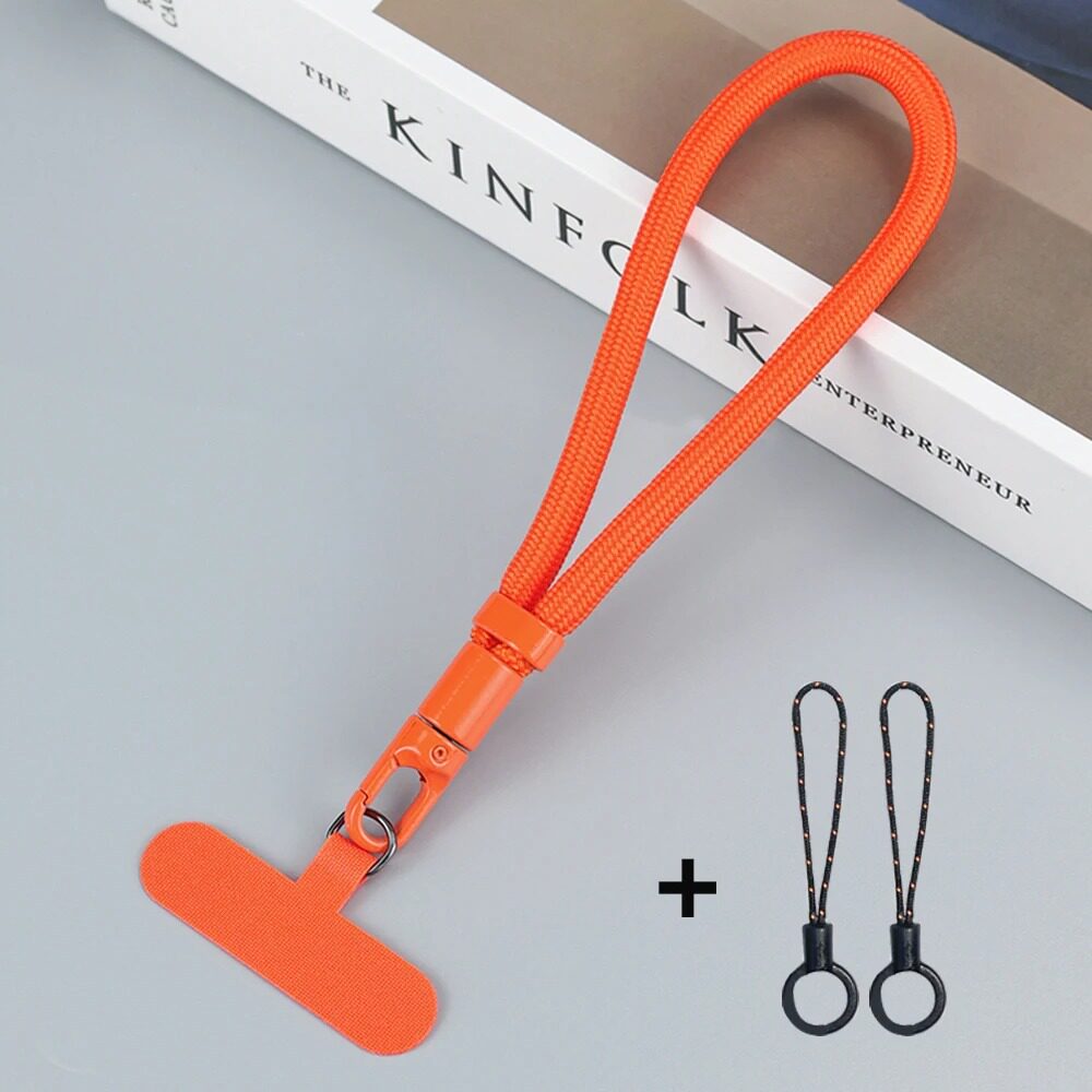 手机挂绳可调节手腕款短吊绳挂链防丢电话壳带子垫片夹片挂件防摔