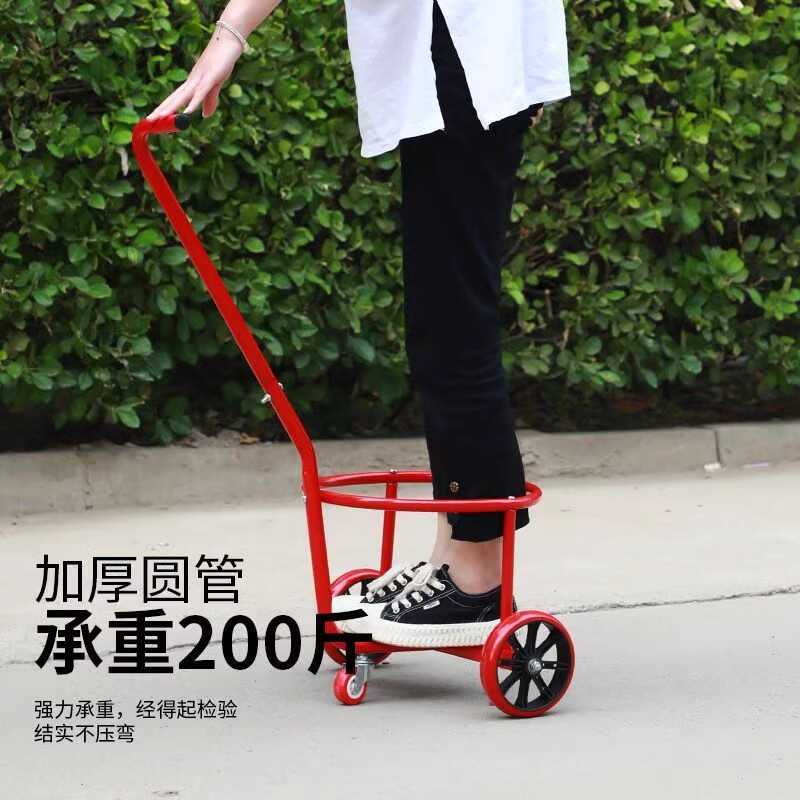 拉水桶摆摊小推车拉货农村轻便倒脏水神器老人省力浇菜垃圾桶气罐