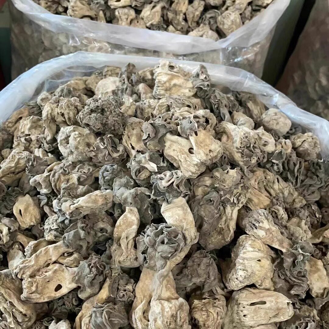 大巴楚菇新疆巴楚野生蘑菇干食用菌香菇胡杨林皱柄羊肚菌100g包邮