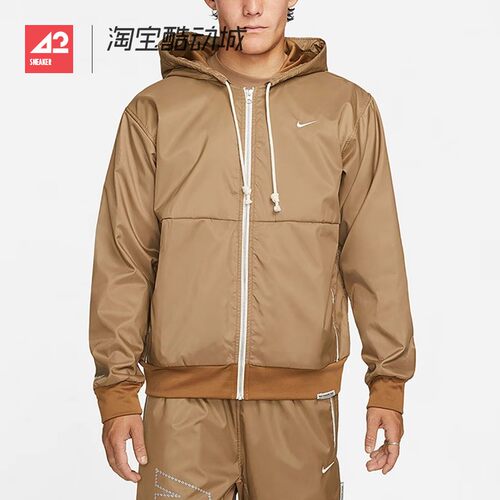 42运动家 Nike 男子休闲运动加绒防风梭织连帽夹克外套DQ6185-258