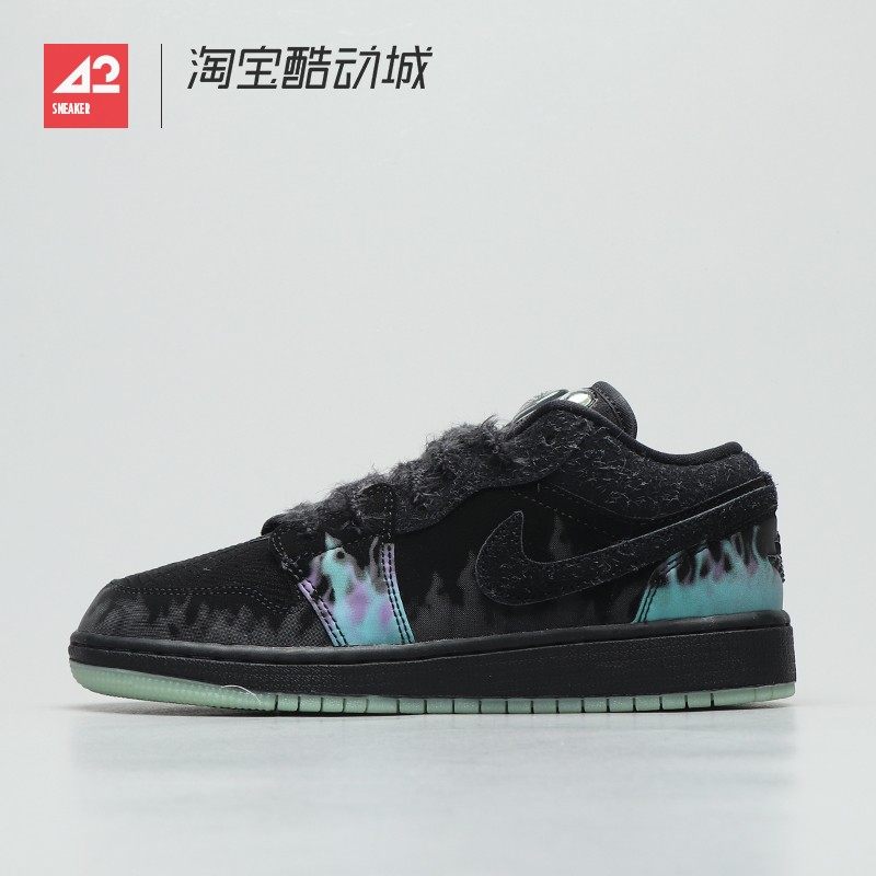 42运动家Air Jordan 1 AJ1 Black Cat万圣节限定篮球鞋HQ3442-001