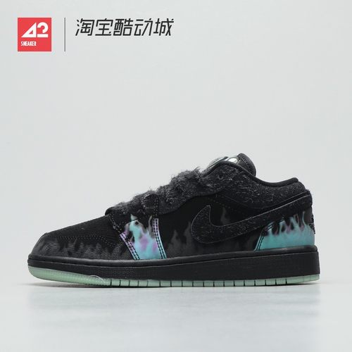 42运动家Air Jordan 1 AJ1 Black Cat万圣节限定篮球鞋HQ3442-001