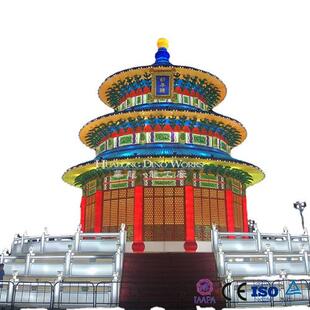 大宋不夜城彩灯宫灯北京故宫大门模型景区主题公园造景美陈互动