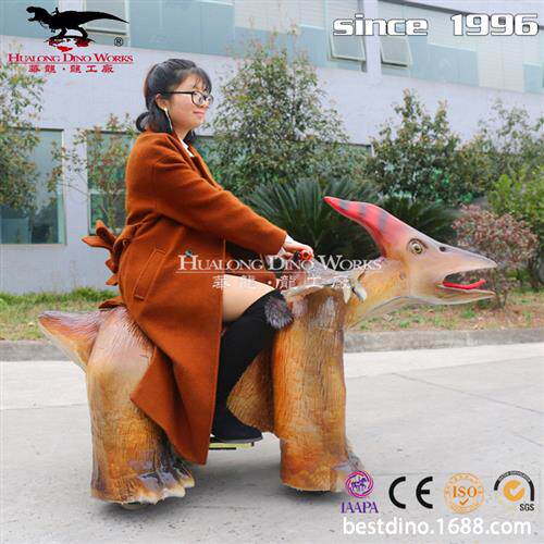 广场商场公园扫码投币儿童乘骑恐龙电动小车仿真翼龙电瓶跑跑车.