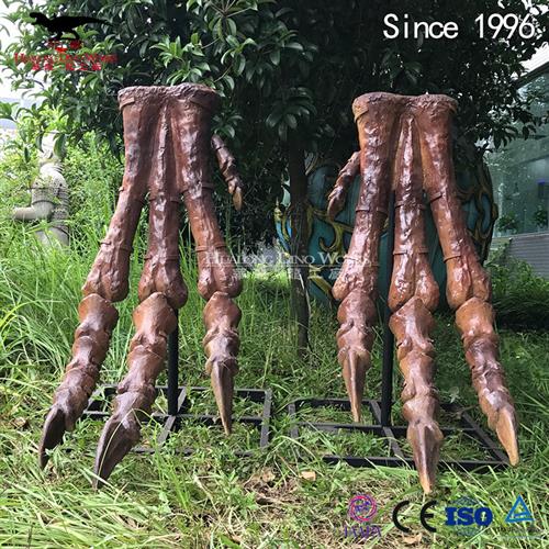 化石骨架恐龙脚模型仿真化石博物馆科技馆展览自贡恐龙厂家制作