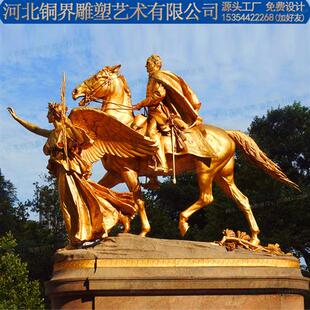 铸铜人物雕塑欧式胜利女神全身像青铜雕像户外广场园林景观雕塑