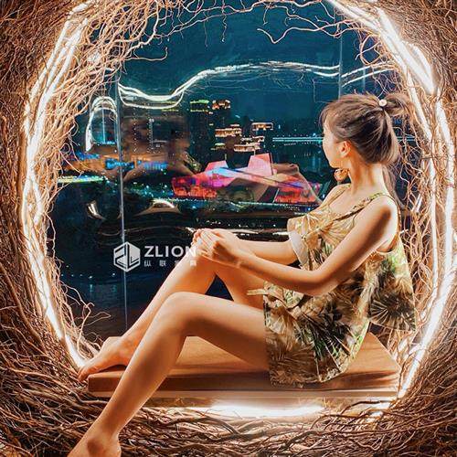 网红鸟巢创意巴厘岛民宿室外秋千定制拍照心形鸟笼躺床网红打卡款,住宅家具,吊篮/吊椅,淘宝优惠券,粉丝福利购,淘宝优惠卷