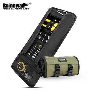 Rhinowalk/犀牛·漫步摩托车修车工具包收纳便携式单车维修套装包