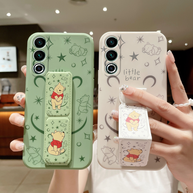 适用于魅族21Pro手机壳磁吸专用车载支架套Meizu魅族21/20Pro可爱卡通款防摔可横竖屏折叠腕带硅胶软壳保护套