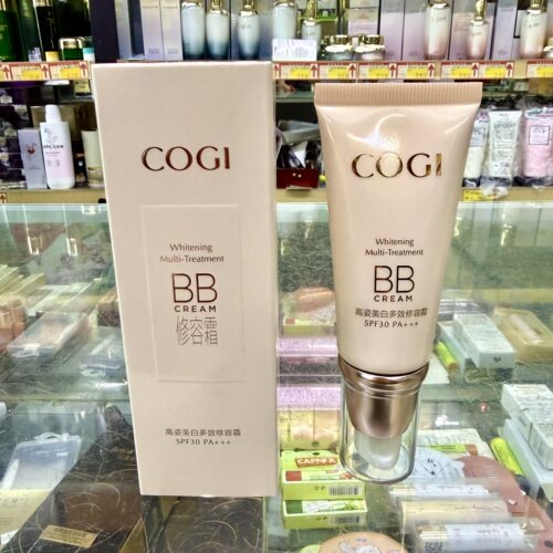 高姿资COGI新品遮瑕美白隐形毛孔亮肤30倍防晒多效修容霜粉底BB