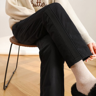 高腰显瘦2024新款冬季加厚休闲裤