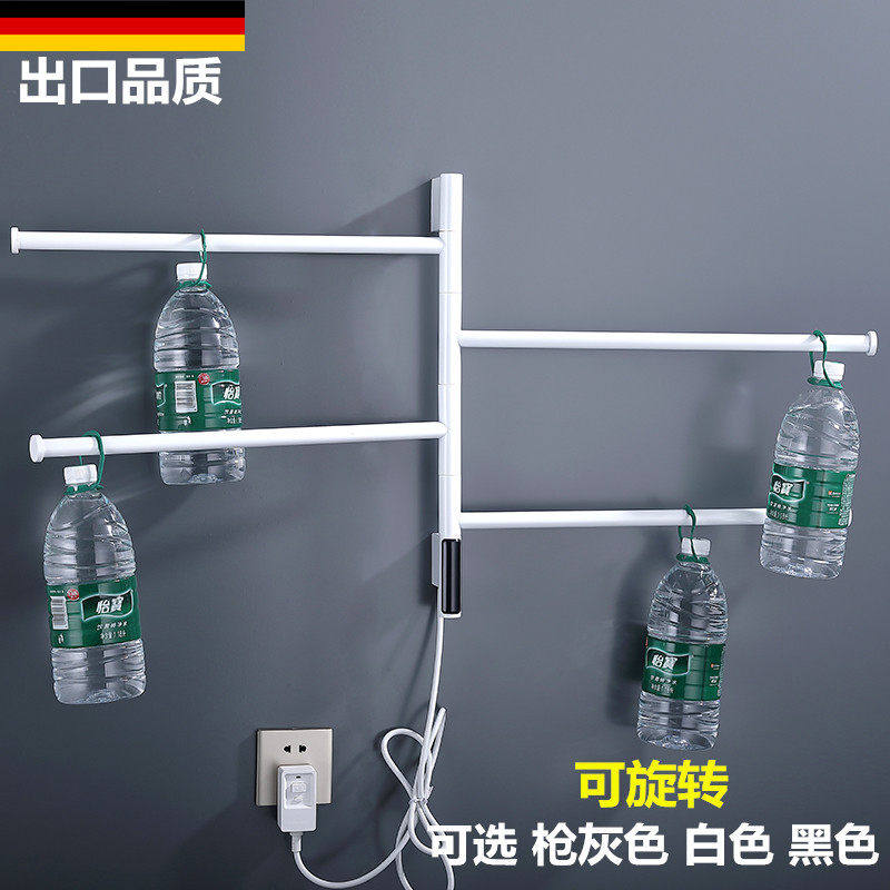 枪灰色智能恒温旋转活动电热毛巾架卫生间加热烘干机浴巾杆置物架,家装主材,智能毛巾架/浴巾架,淘宝优惠券,粉丝福利购,淘宝优惠卷