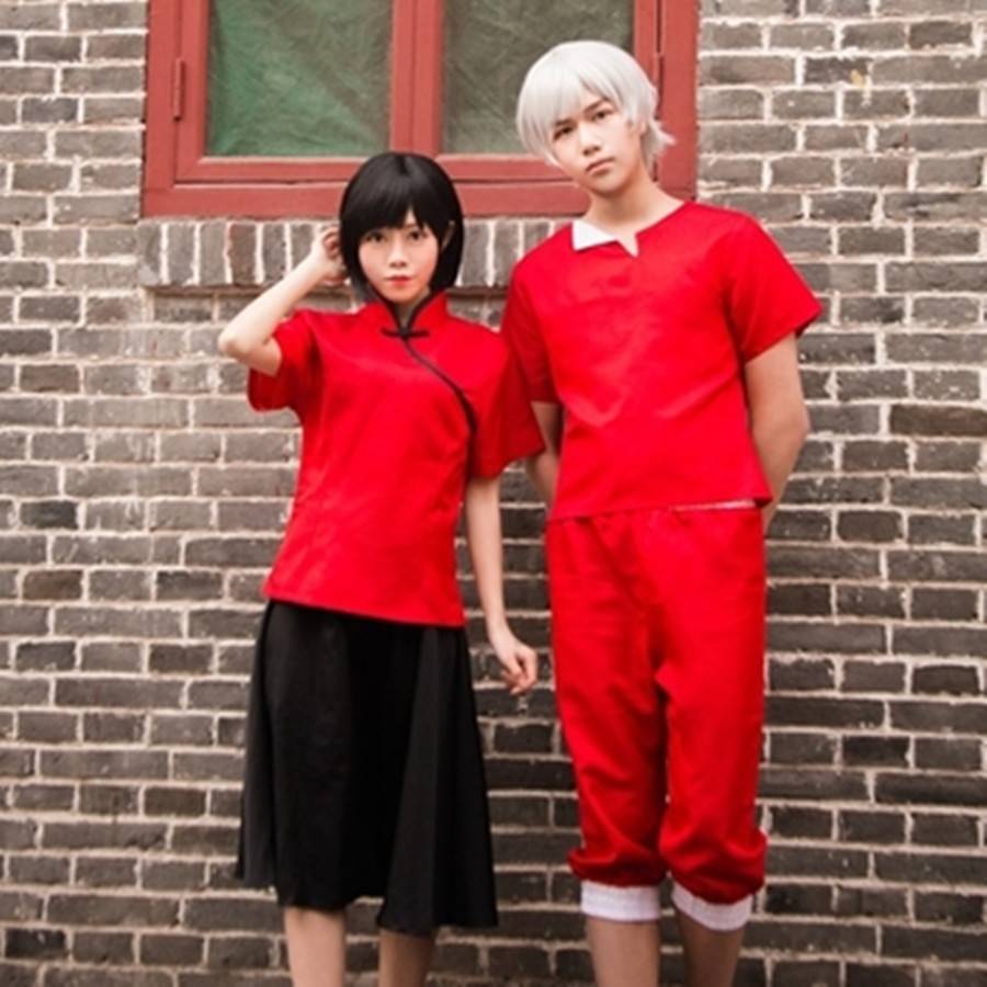 大鱼海棠椿cos服湫cosplay服装情侣装民族风民国风中国红表演服