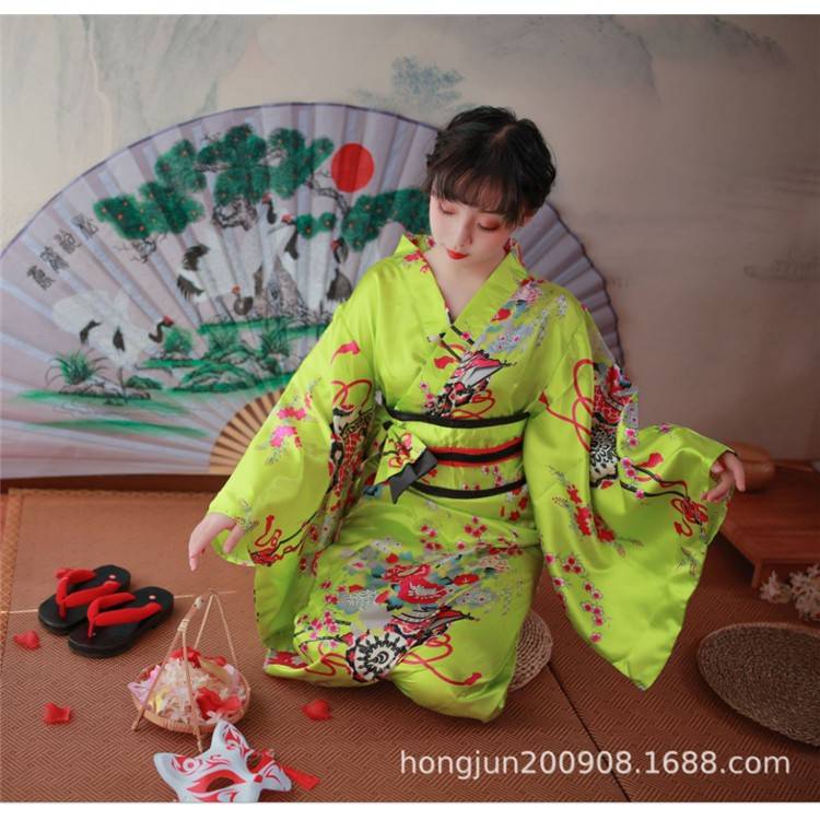 日本女士传统和服正装cosplay摄影动漫表演舞台演出长款日式浴衣
