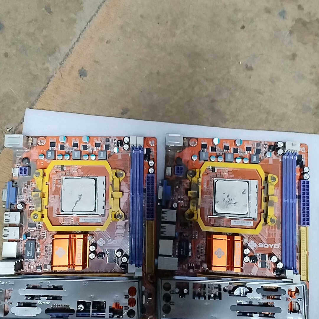 梅捷a78主板集显小板am3接口ddr3带双核cpu套装 拆