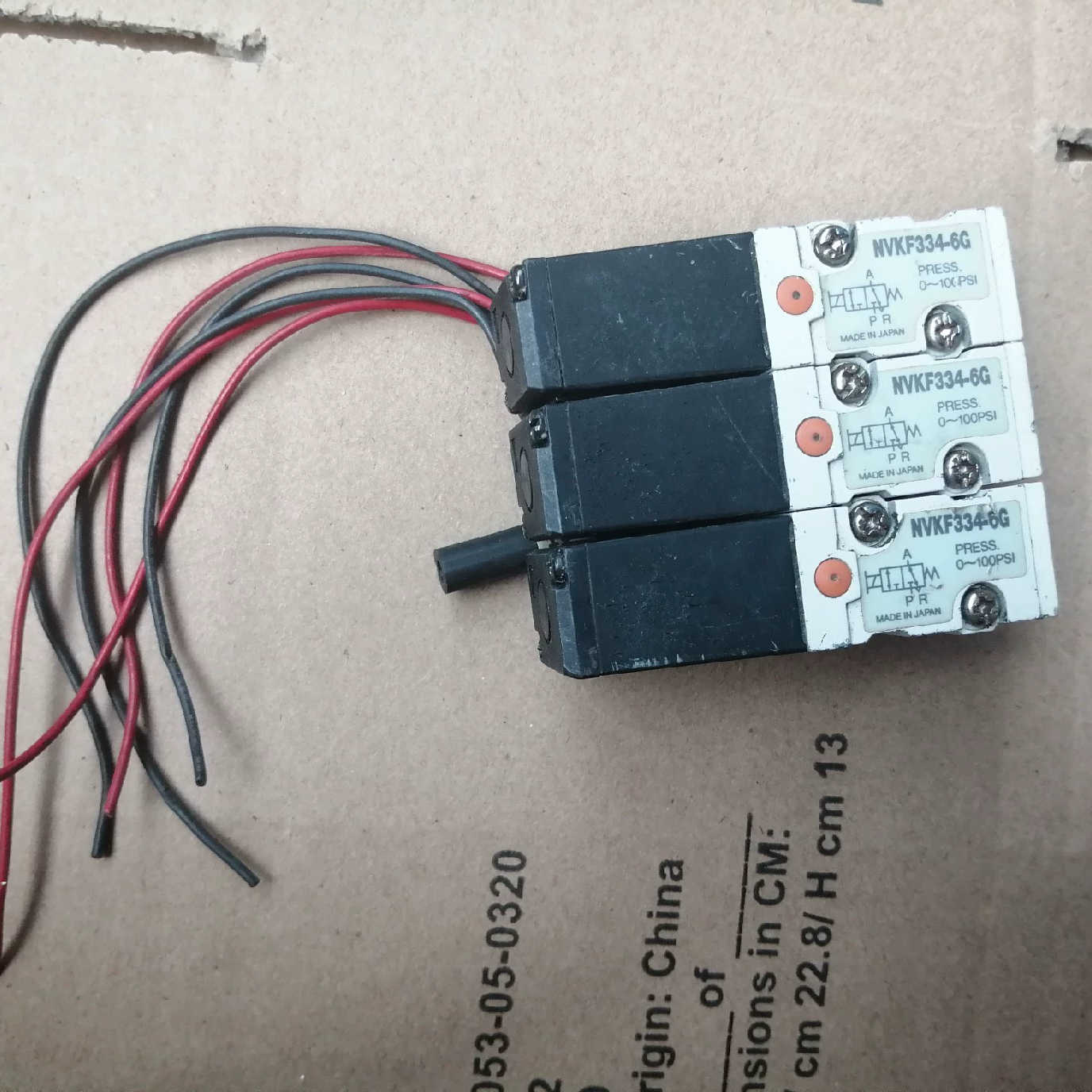 SMC电磁阀NVKF334-6G，DC12V，打包价格优惠