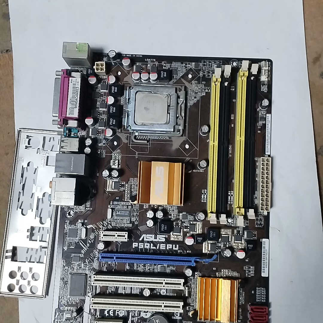 华硕P5QL-EPU 775针拆机主板，DDR2代内存，功能议价