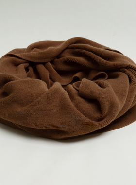 新款出口欧美优雅气质纯色针织围巾女秋冬百搭旅游保暖空调披肩