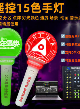 演唱会定制立体应援棒变色手灯圆球形应援棒定制周边粉丝荧光棒